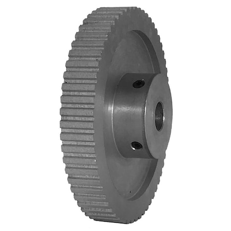 B&B Manufacturing 60XL037-6WA6, Timing Pulley, Aluminum, Clear Anodized, 60XL037-6WA6